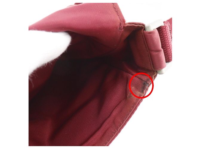 Marsupio a due vie Prada con tracolla Rosso - vista 6