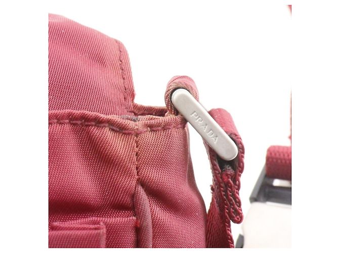 Marsupio a due vie Prada con tracolla Rosso - vista 9