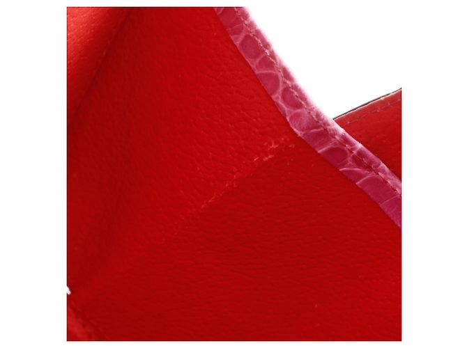 Céline Borsa a mano in pelle goffrata rosa Celine - vista 12