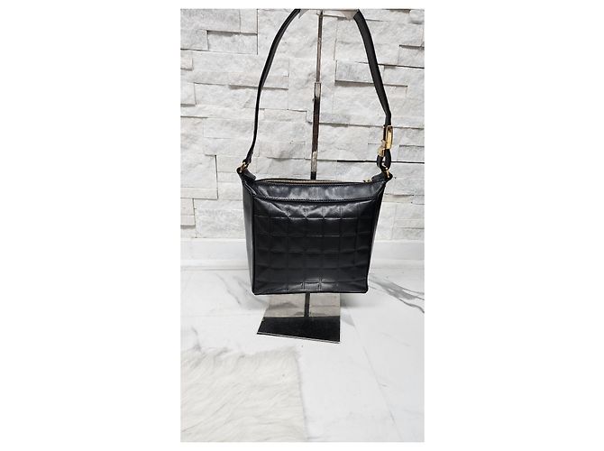 Borsa Chanel Chocolat bar molto rara Nero - vista 13