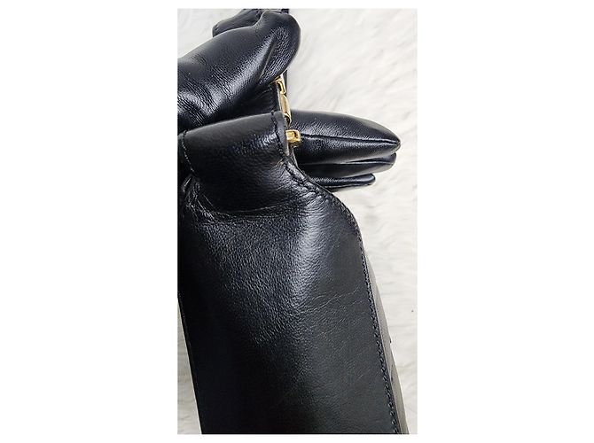 Borsa Chanel Chocolat bar molto rara Nero - vista 8