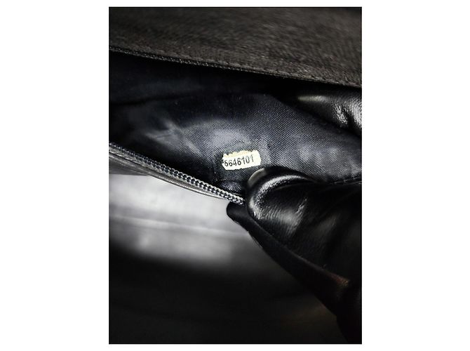 Timeless Einzigartige Chanel Kelly Tasche gesteppte grau - Vintage Anthrazitgrau - Ansicht 12