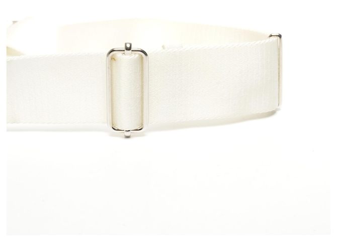 Borsa a Spalla in Pelle Nappa Prada Bianco - vista 13