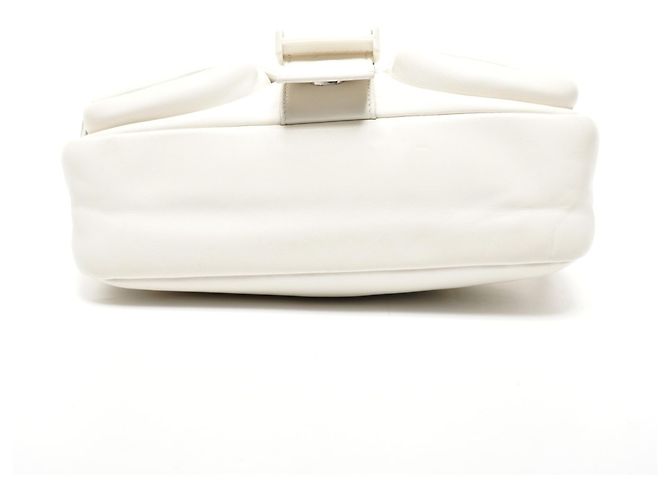 Borsa a Spalla in Pelle Nappa Prada Bianco - vista 7