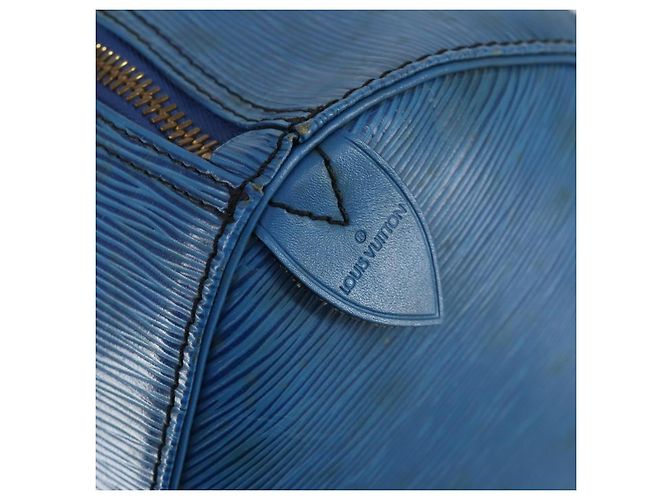 Louis Vuitton Keepall Epi Leather 50 Blu - vista 6