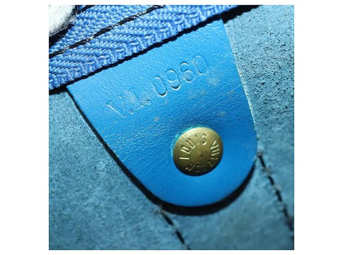 Louis Vuitton Keepall Epi Leather 50 Blu - vista 7