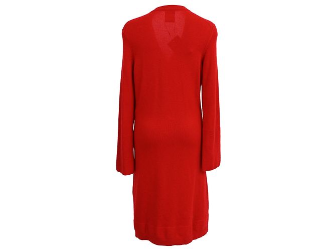Timeless Roter Cashmere-Cardigan mit Knöpfen von Chanel - Ansicht 3