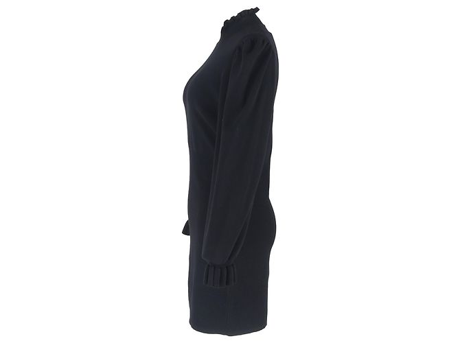 Abito Mini Sancie in Lyocell Nero di Ba&sh - vista 2