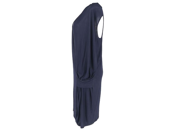 Vestido Natifa Acne Studios en Lyocell Azul Marino - vista 2