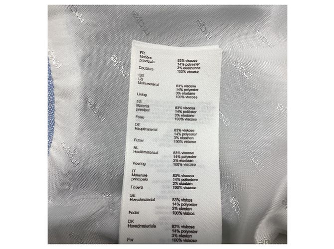 Maje kurz geschnittene Weste aus hellblauer Viskose - Ansicht 6