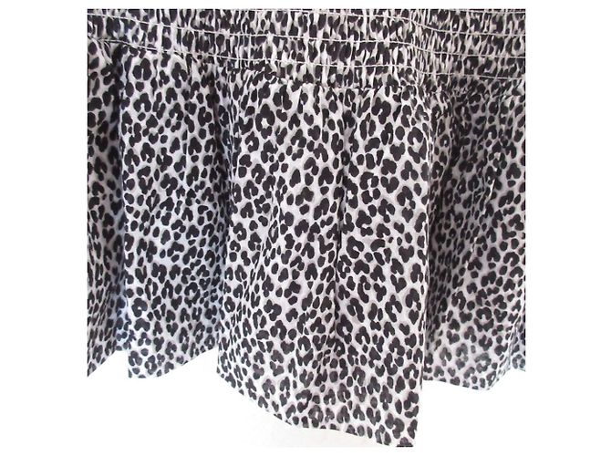 Vestido Mini Leopardo Michael Michael Kors Negro Blanco - vista 6