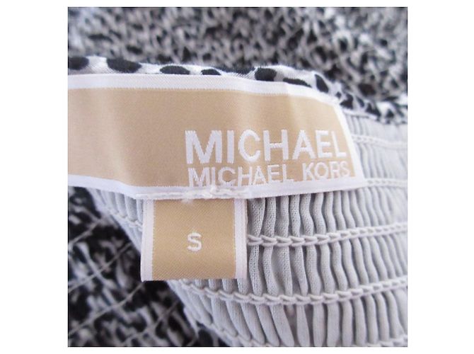 Vestido Mini Leopardo Michael Michael Kors Negro Blanco - vista 7