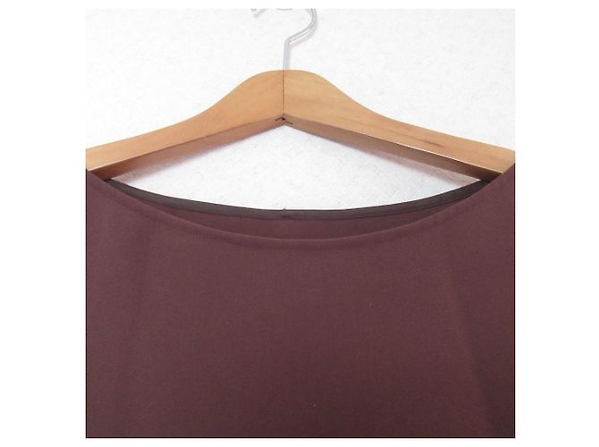 Autre Marque Top sin mangas Mfil Castaño - vista 4