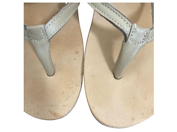 Autre Marque Sandali in pelle con lacci Caminando Beige - vista 8
