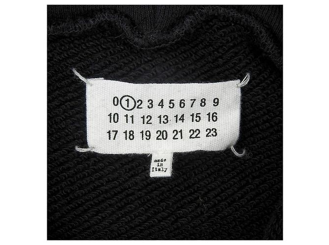 Maison Martin Margiela Sudadera de algodón Maison Margiela 1 Negro - vista 11