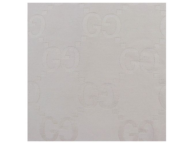 Sciarpa in lana GG Jacquard Gucci Beige - vista 3