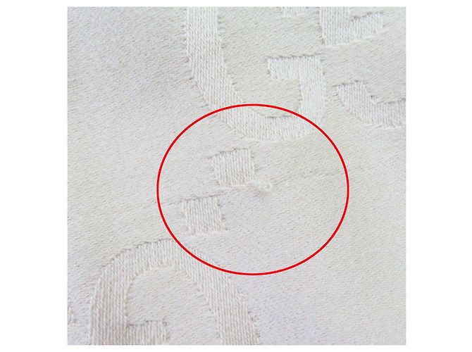 Sciarpa in lana GG Jacquard Gucci Beige - vista 9