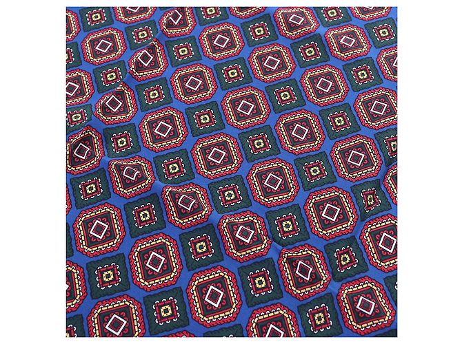 Timeless Pañuelo de seda Chanel Roja Azul - vista 3