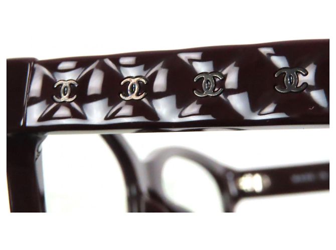 Timeless Chanel Matelassé COCO Mark Brille Braun Dunkelbraun - Ansicht 10
