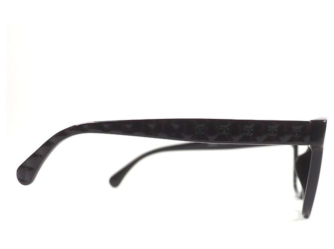 Timeless Chanel Matelassé COCO Mark Brille Braun Dunkelbraun - Ansicht 5