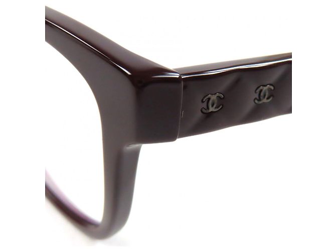 Timeless Chanel Matelassé COCO Mark Brille Braun Dunkelbraun - Ansicht 7
