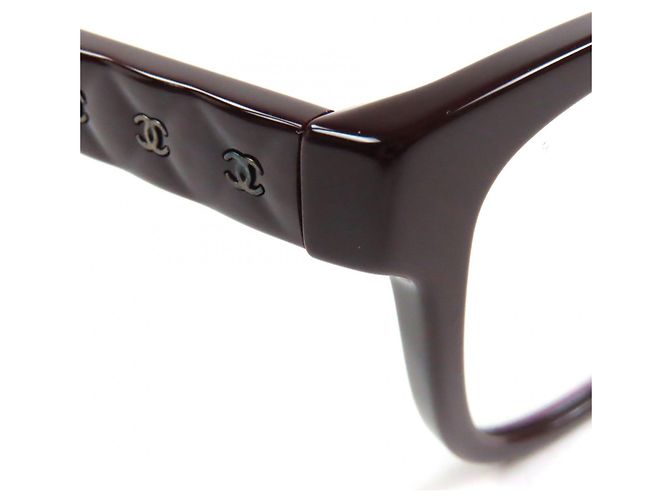 Timeless Chanel Matelassé COCO Mark Brille Braun Dunkelbraun - Ansicht 8