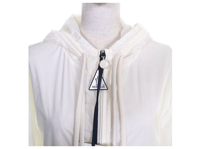 Chaqueta de nylon Moncler IOLE Blanco - vista 4