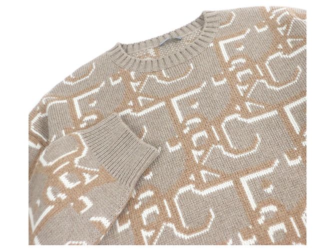 Suéter de punto Dior×Cactus Jack Beige - vista 2