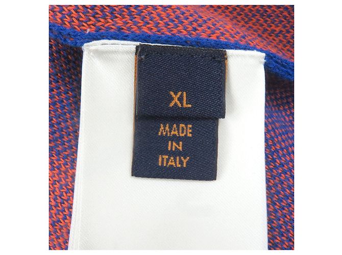 Camiseta de algodón de manga corta Louis Vuitton Jazz Flyer Azul Naranja - vista 5