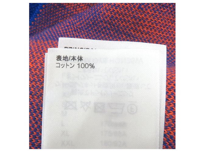 Camiseta de algodón de manga corta Louis Vuitton Jazz Flyer Azul Naranja - vista 7