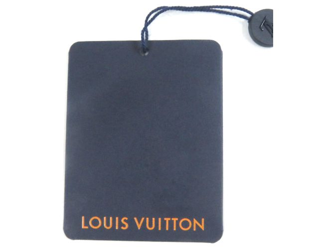 Camiseta de algodón de manga corta Louis Vuitton Jazz Flyer Azul Naranja - vista 9