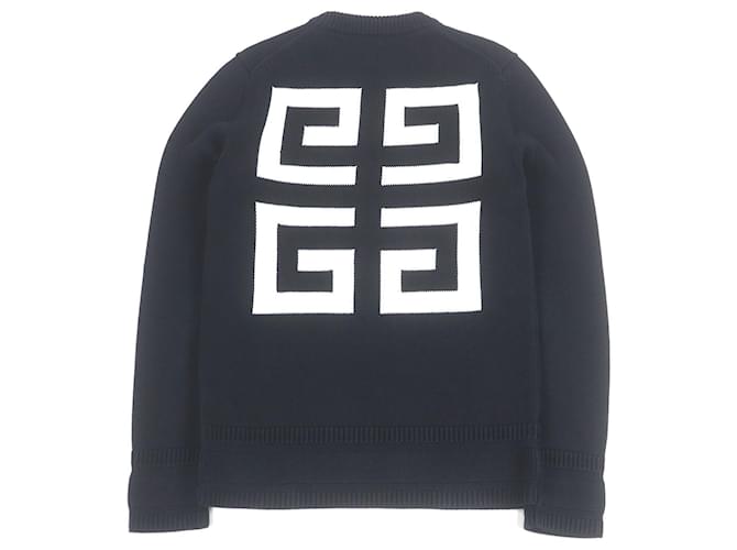 Strickpullover aus Baumwolle mit 4G-Logo von Givenchy Schwarz - Ansicht 3