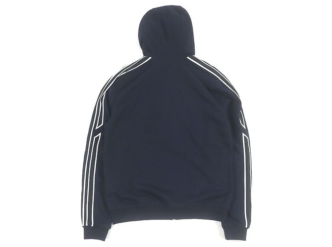 Hermès Hoodie aus Baumwolle Hermes Run H Side line Blau Marineblau - Ansicht 4