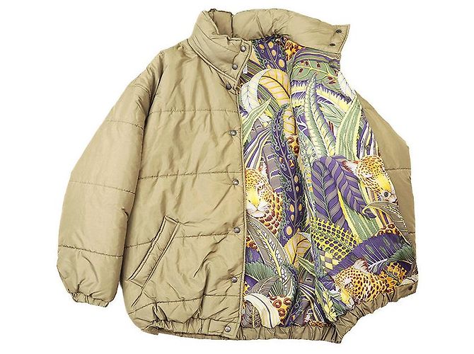 Polyesterjacke von Salvatore Ferragamo Grün Olivgrün - Ansicht 11