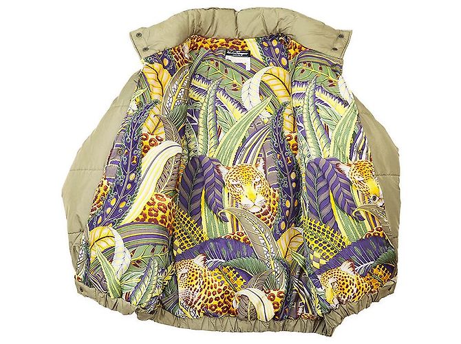 Polyesterjacke von Salvatore Ferragamo Grün Olivgrün - Ansicht 8