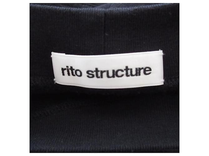 Autre Marque Túnica de algodón Rito Structure Negro - vista 6