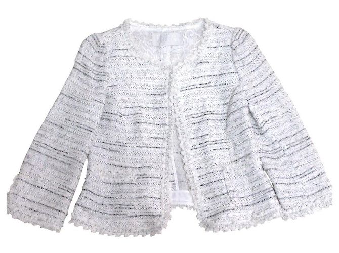 Autre Marque Conjunto de tweed Franco Ferraro Blanco - vista 2