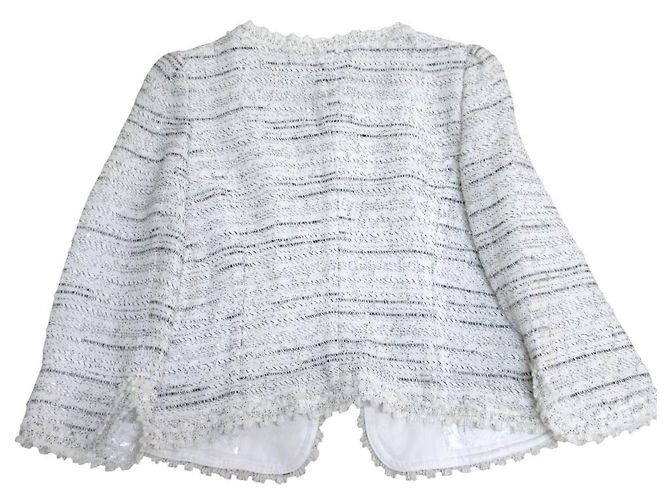 Autre Marque Conjunto de tweed Franco Ferraro Blanco - vista 3