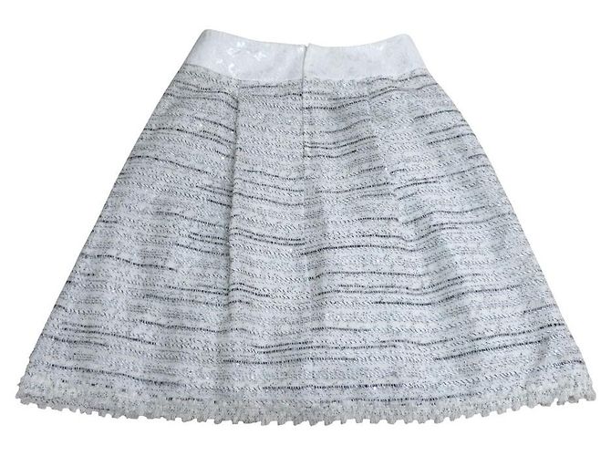 Autre Marque Conjunto de tweed Franco Ferraro Blanco - vista 6