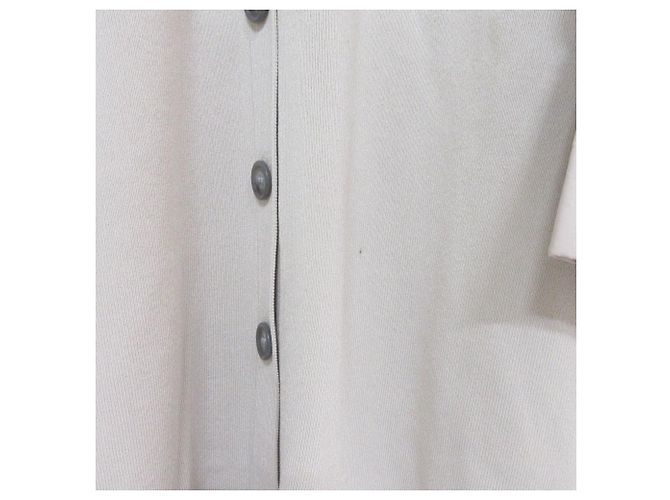 Autre Marque CELFORD Puffärmel Langstrickkleid Beige - Ansicht 5