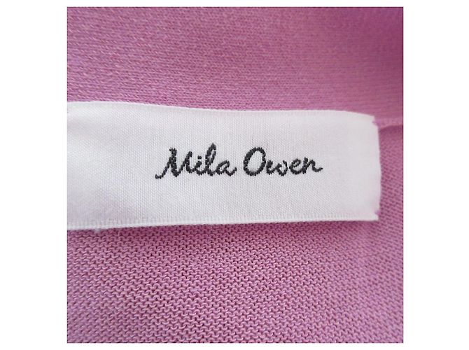 Autre Marque Strickjacke mit V-Ausschnitt Mila Owen Lila - Ansicht 7