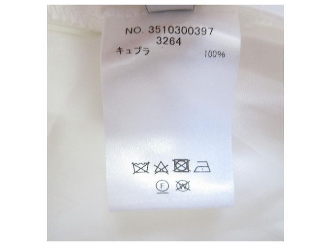Autre Marque Vestido Largo Botánico de Algodón Ebure Blanco - vista 14