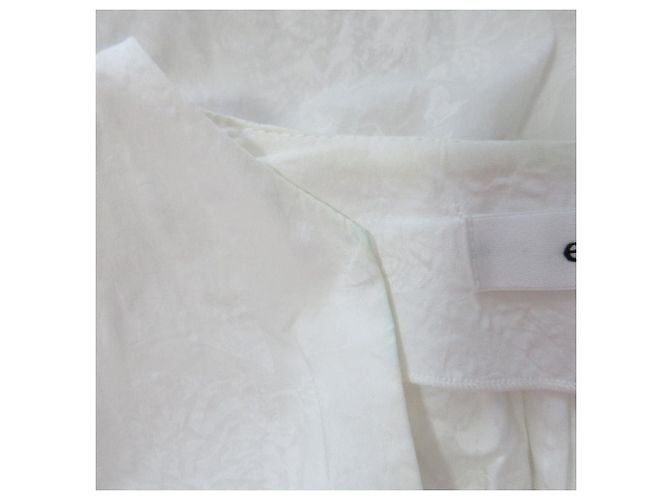 Autre Marque Vestido Largo Botánico de Algodón Ebure Blanco - vista 18