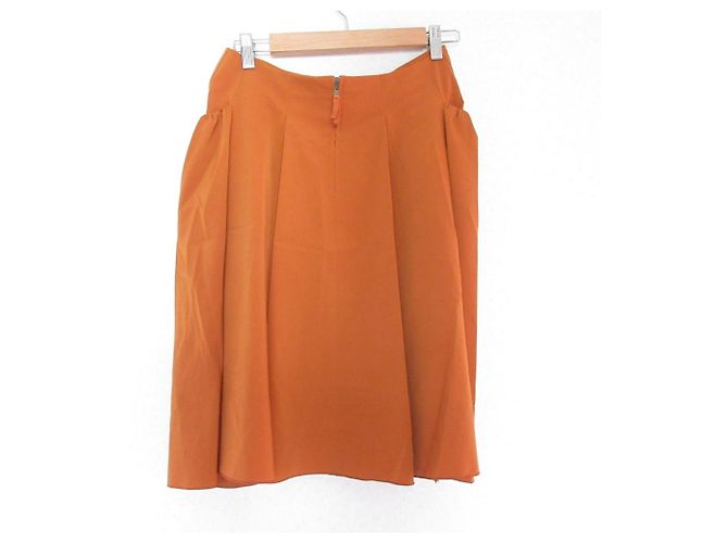 Autre Marque Falda Plisada FOXEY NEW YORK Naranja - vista 2