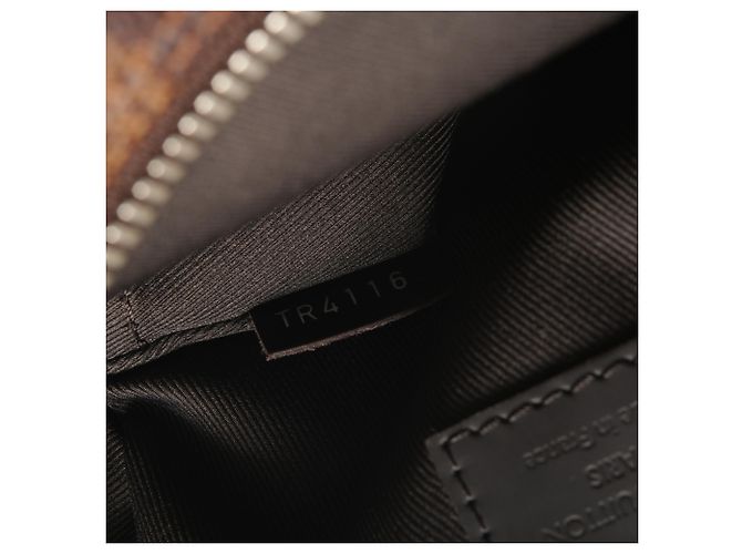 Borsa a Spalla Chapman Damier Amazon Louis Vuitton Marrone Damier ebene - vista 11