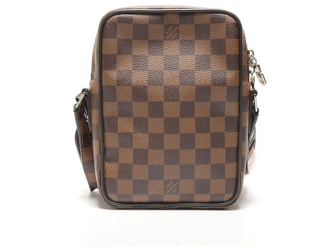 Borsa a Spalla Chapman Damier Amazon Louis Vuitton Marrone Damier ebene - vista 2