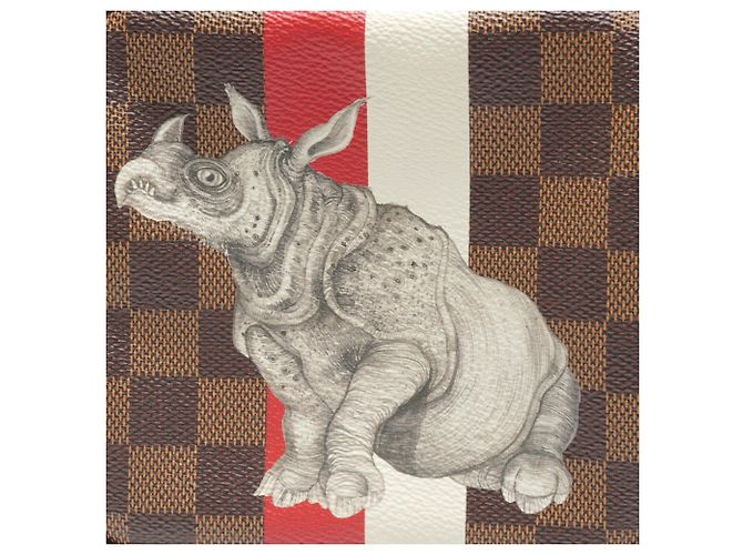 Borsa a Spalla Chapman Damier Amazon Louis Vuitton Marrone Damier ebene - vista 8