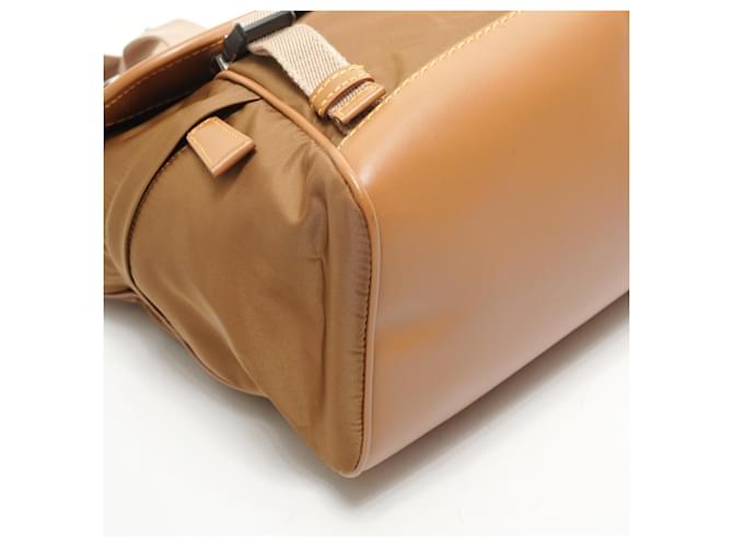 Borsa a Spalla Re-Nylon Prada Beige - vista 5