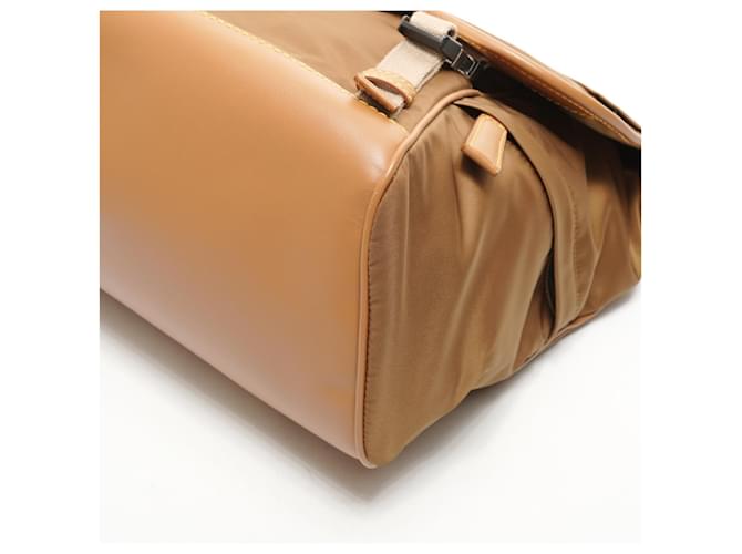 Borsa a Spalla Re-Nylon Prada Beige - vista 6