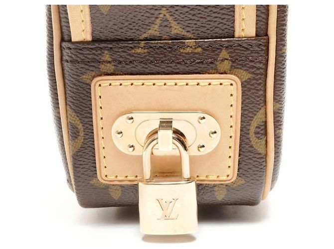 Borsa a Spalla Mini Trocadero Perforata Monogramma Louis Vuitton 2006 Marrone - vista 13